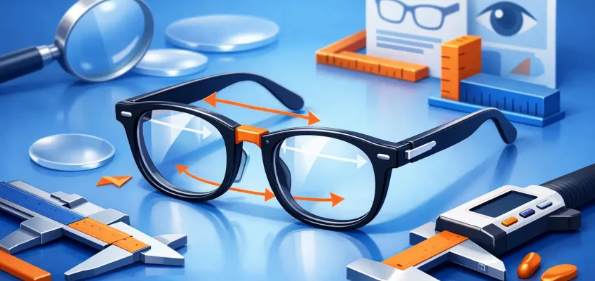 How to Read Frame Measurements on Glasses