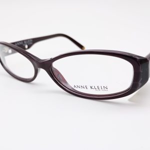 Anne Klein AKNY8059 burgundy women's oval glasses frames
