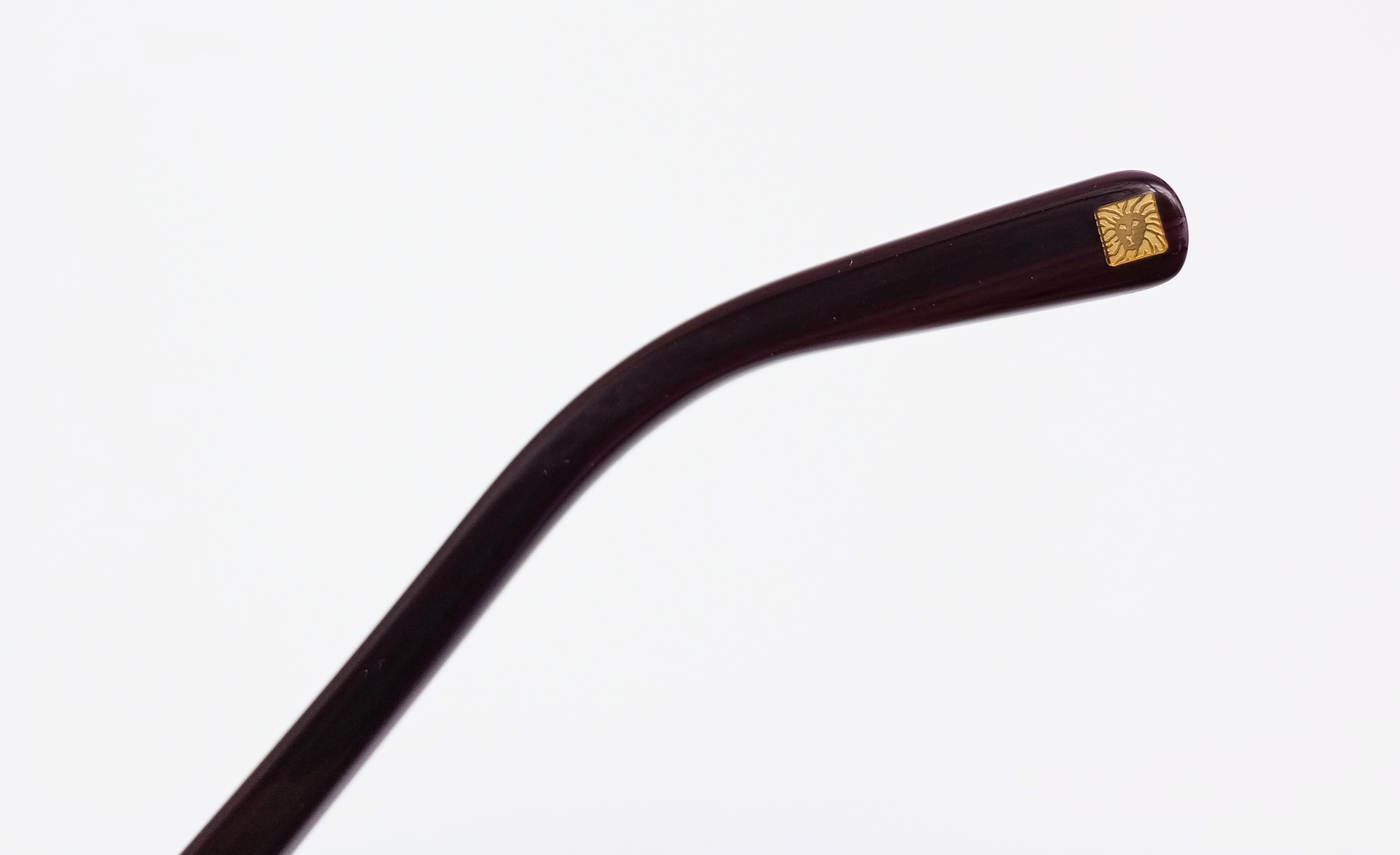 Anne Klein AKNY8059 burgundy women's oval glasses frames – photo 8