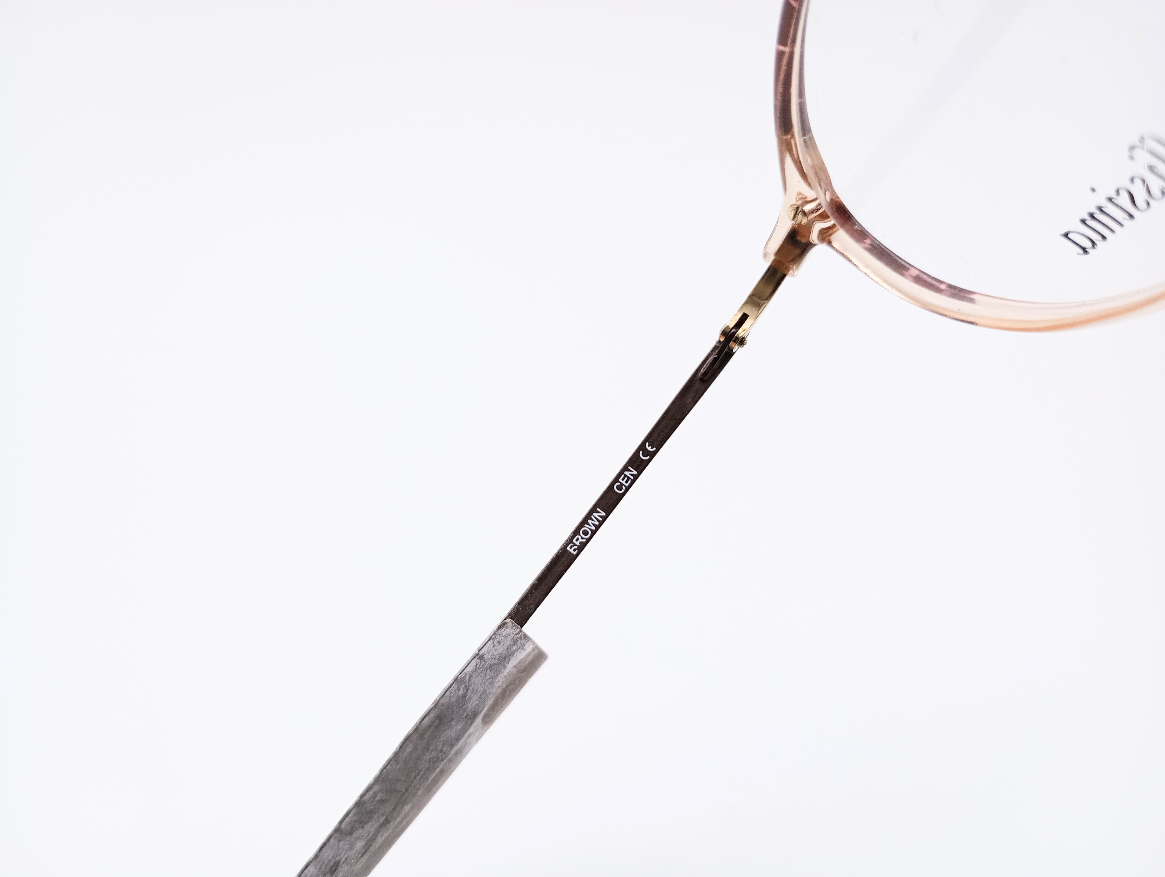 Bellissima BELL 404 Women's Oval Glasses Frames Brown Peach 52-15-130 - photo 6