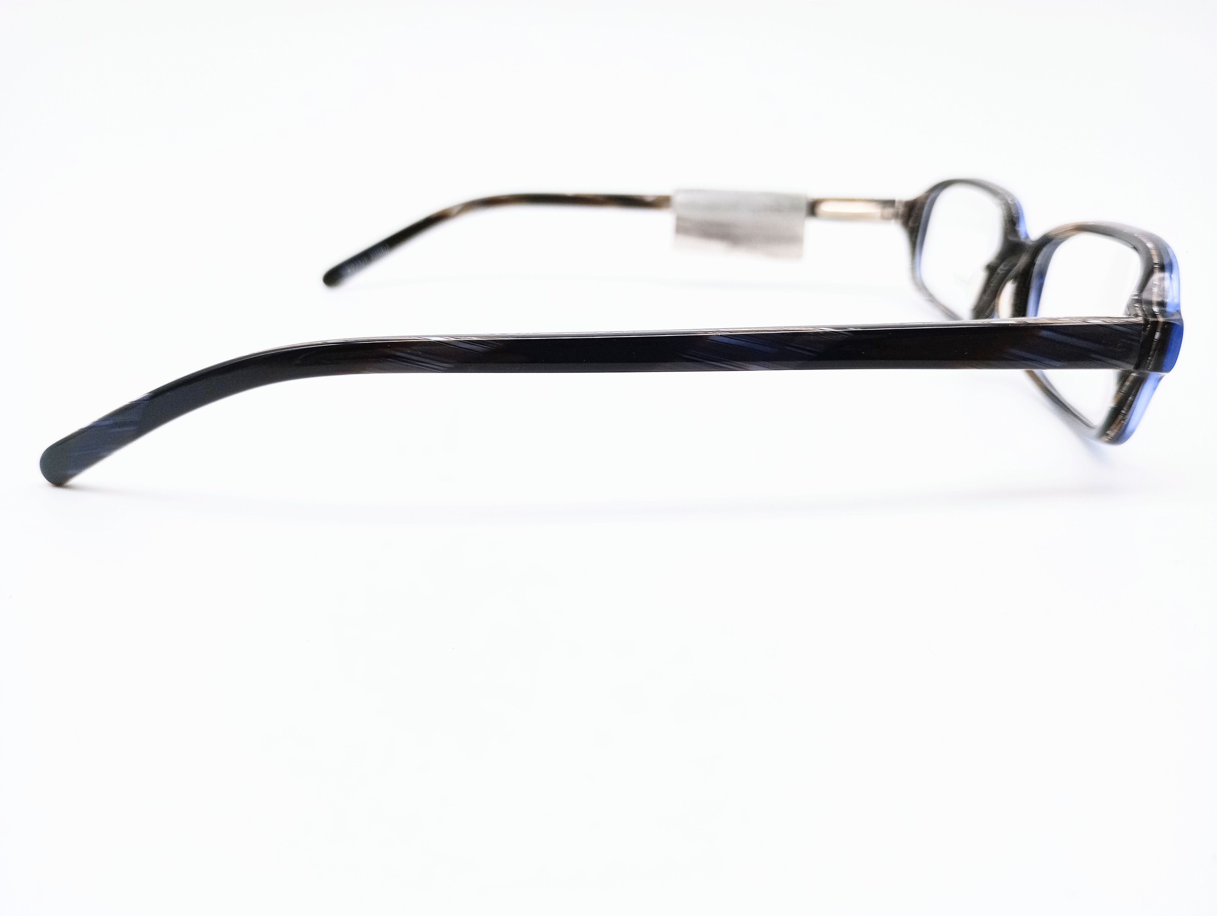 Brook Pointe BK6437 Unisex Rectangular Glasses Frames Navy Horn - photo 2