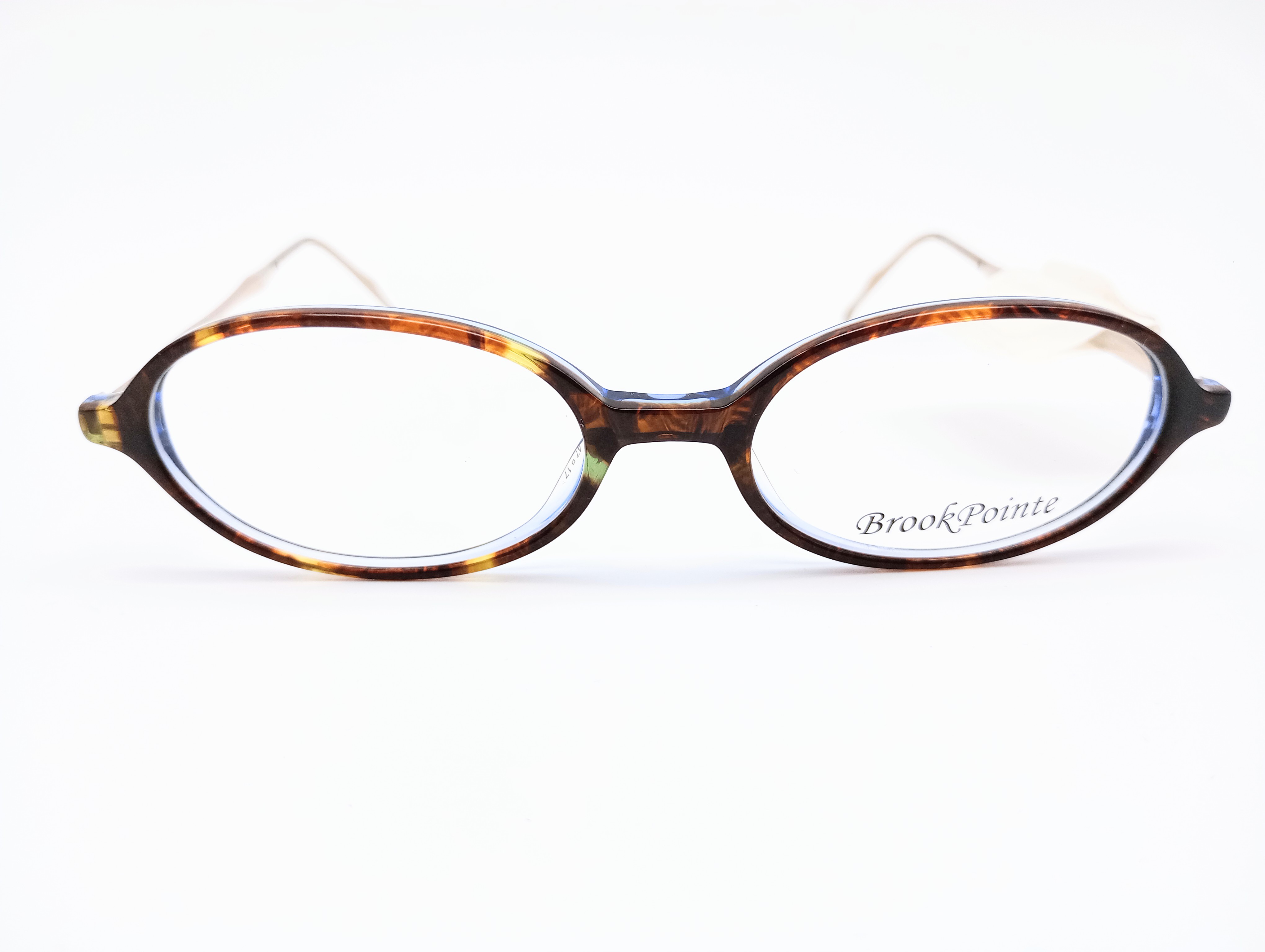 Brook Pointe BP2204 Women's Oval Glasses Frames Tortoise Blue 47-17-135 - photo 3