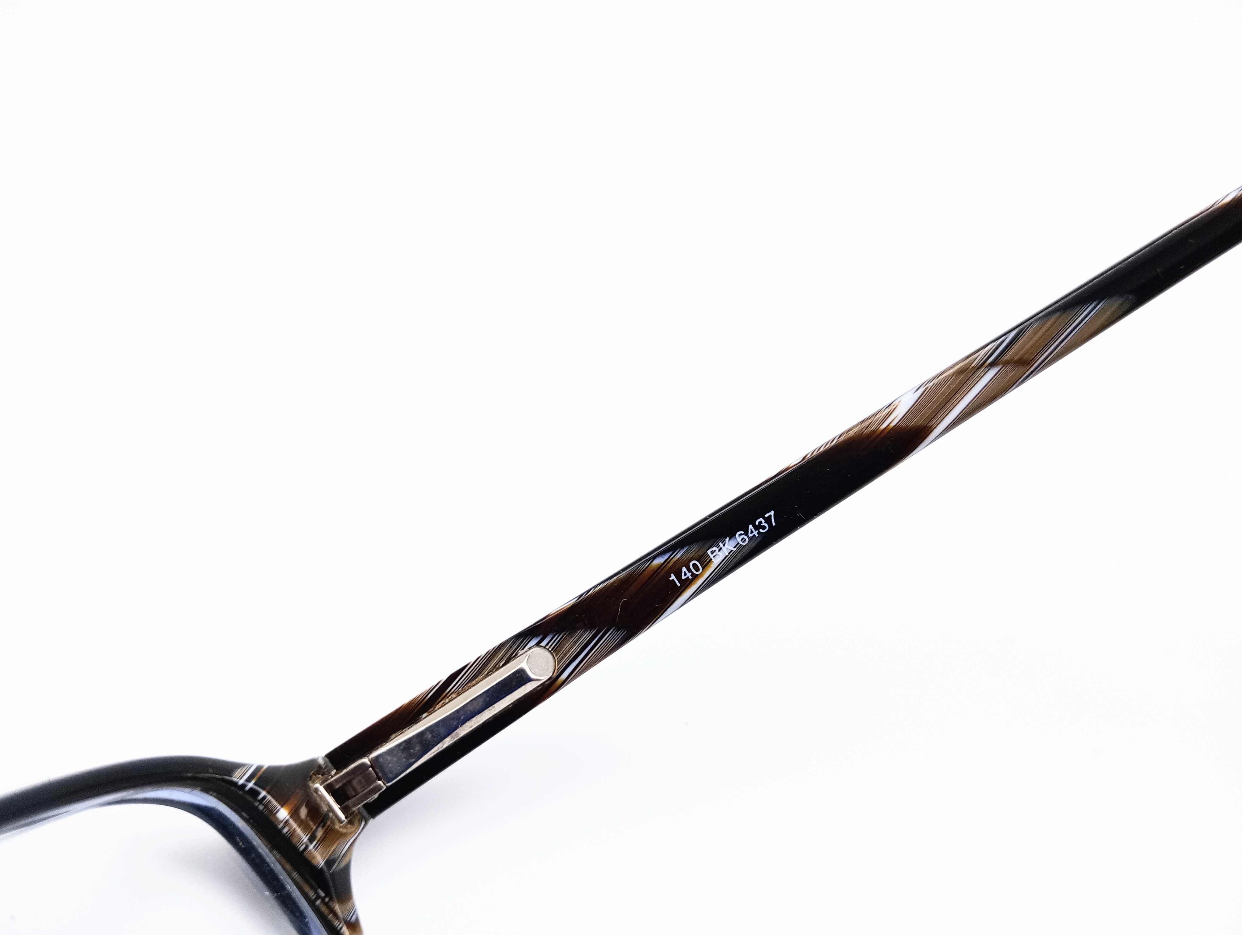 Brook Pointe BK6437 Unisex Rectangular Glasses Frames Navy Horn - photo 4