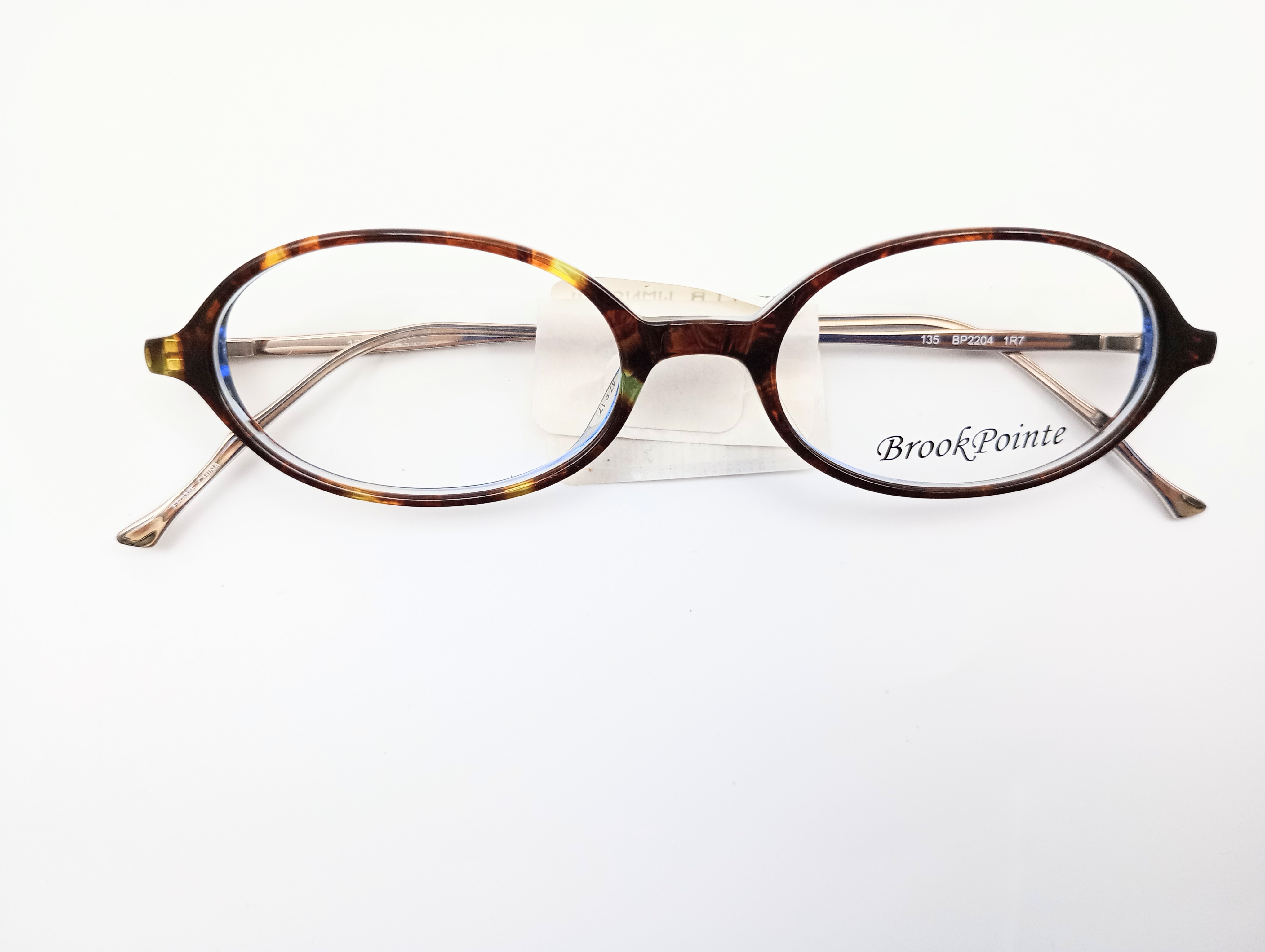 Brook Pointe BP2204 Women's Oval Glasses Frames Tortoise Blue 47-17-135 - photo 7