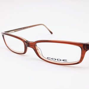 Code 3001 brown women's rectangular glasses frames