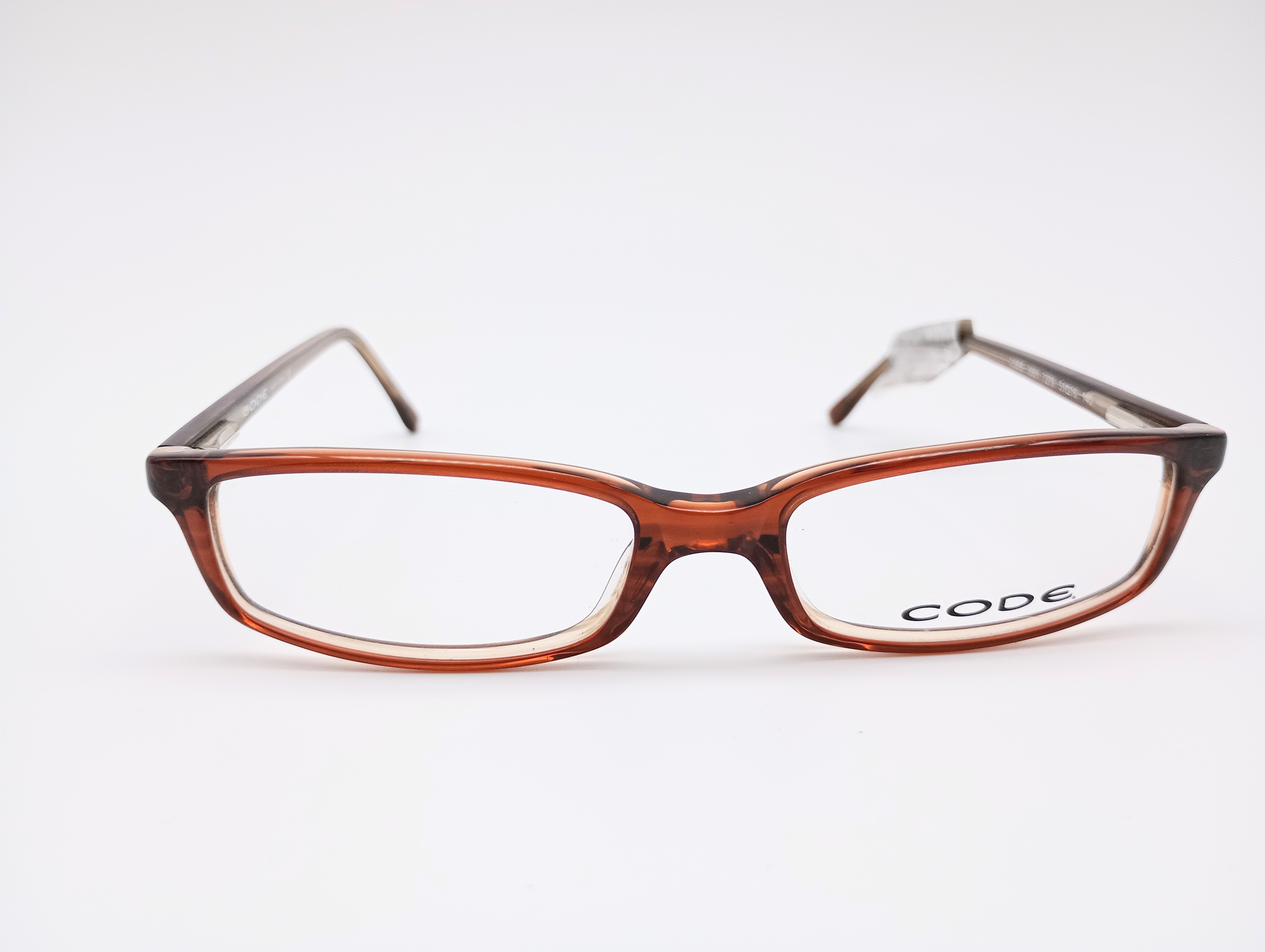 Code 3001 brown women's rectangular glasses frames – photo 3