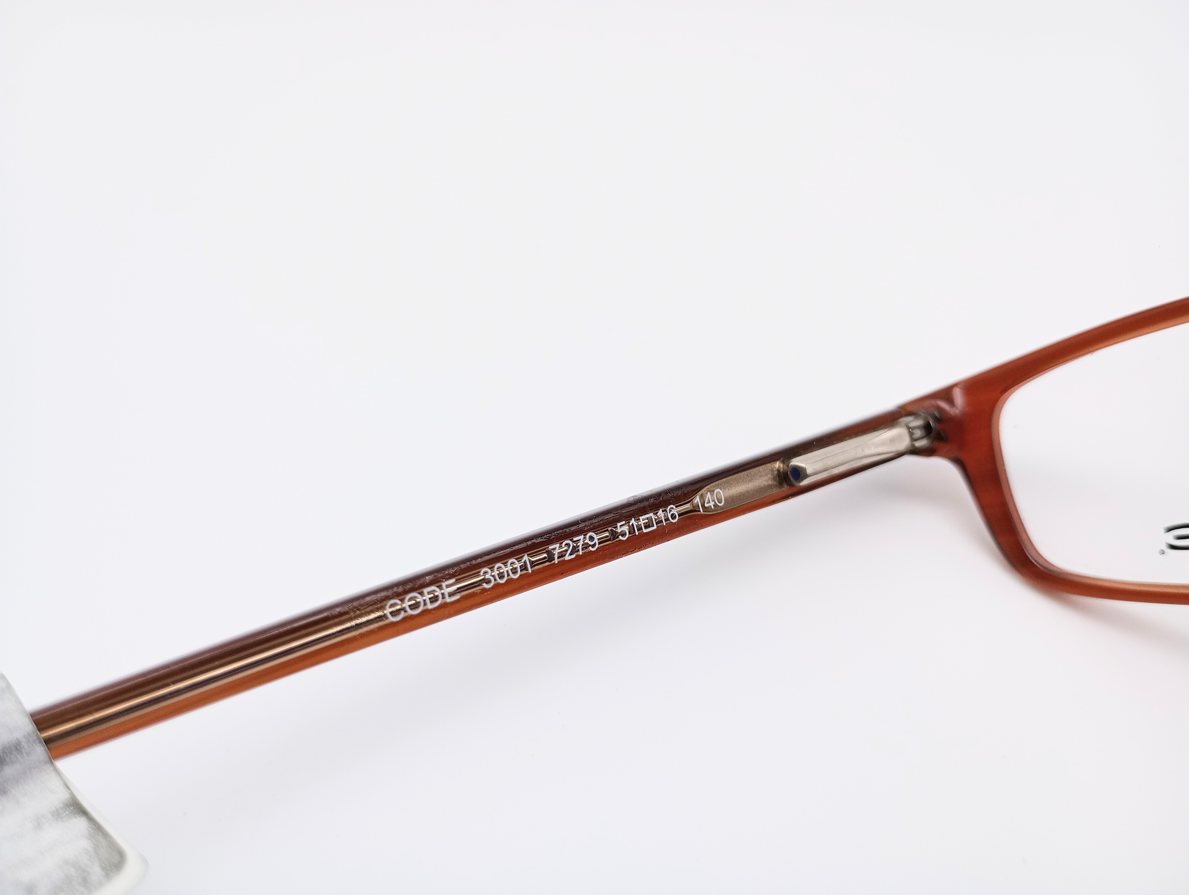 Code 3001 brown women's rectangular glasses frames – photo 5