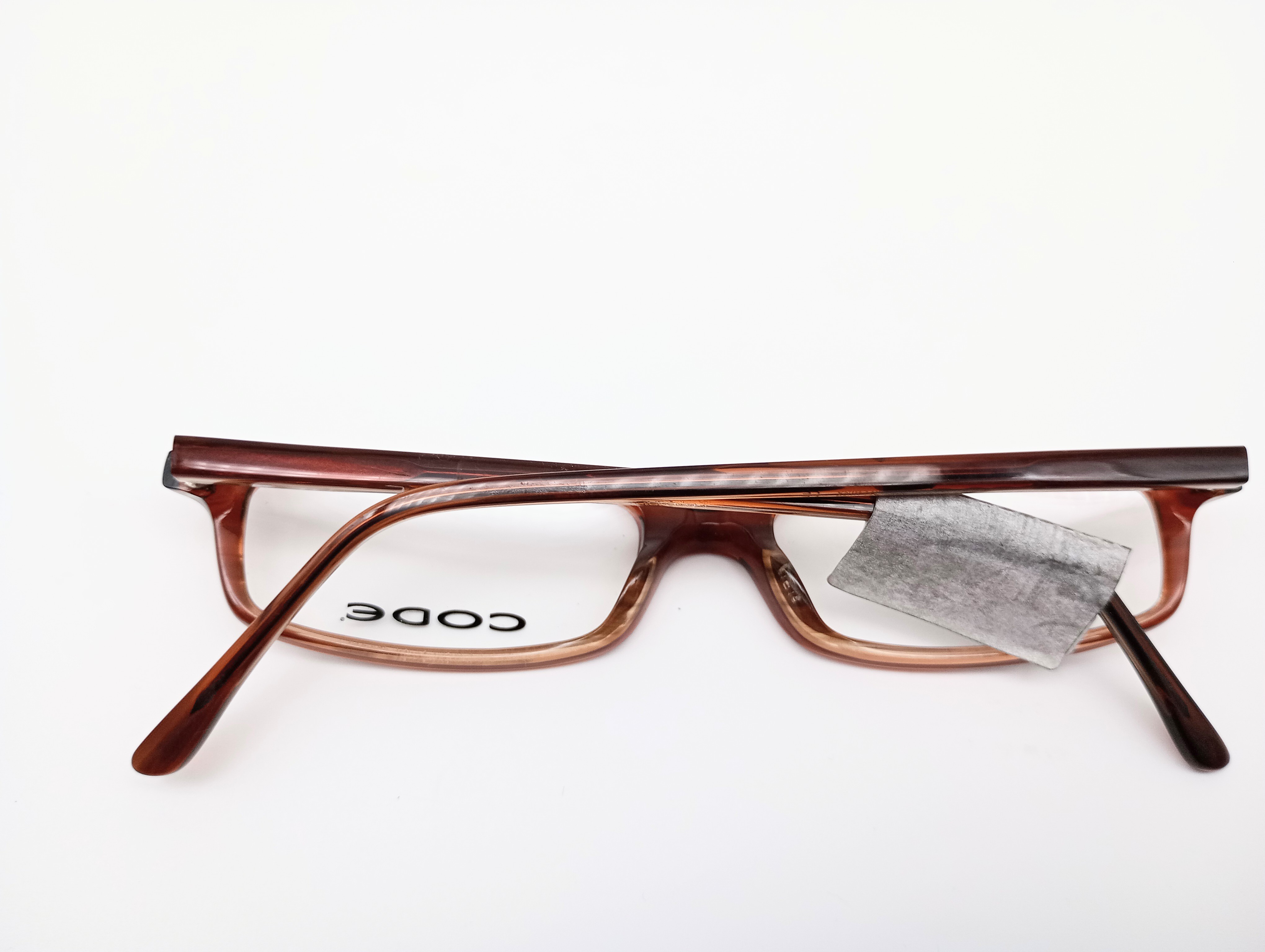 Code 3001 brown women's rectangular glasses frames – photo 6