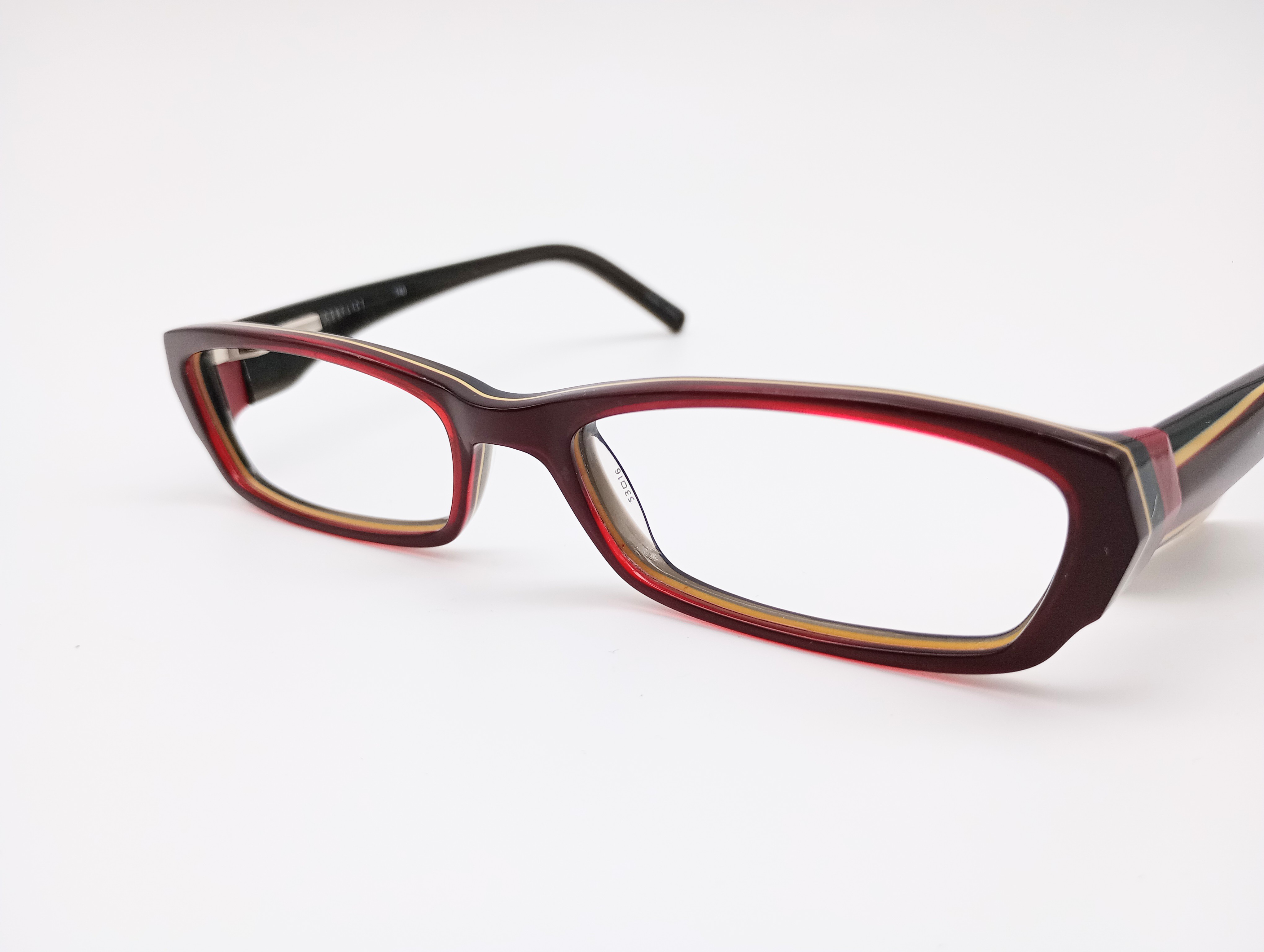 Conflict Road Trip burgundy women's rectangular glasses frames