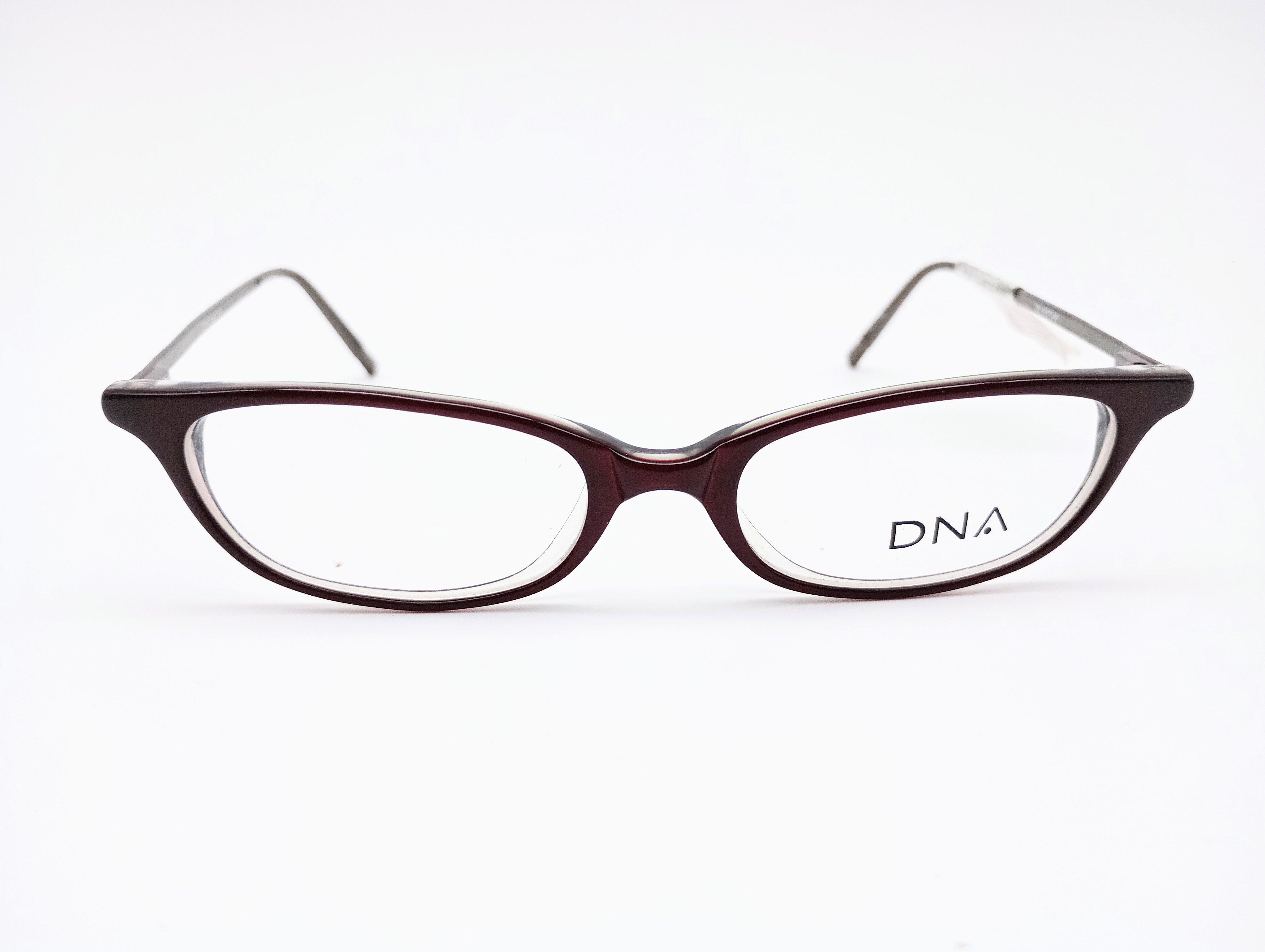 DNA 2010 burgundy & grey women's cat eye glasses frames – photo 3