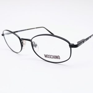 Moschino M3045 Women's Oval Glasses Frames Black 47-19-135 - photo 1