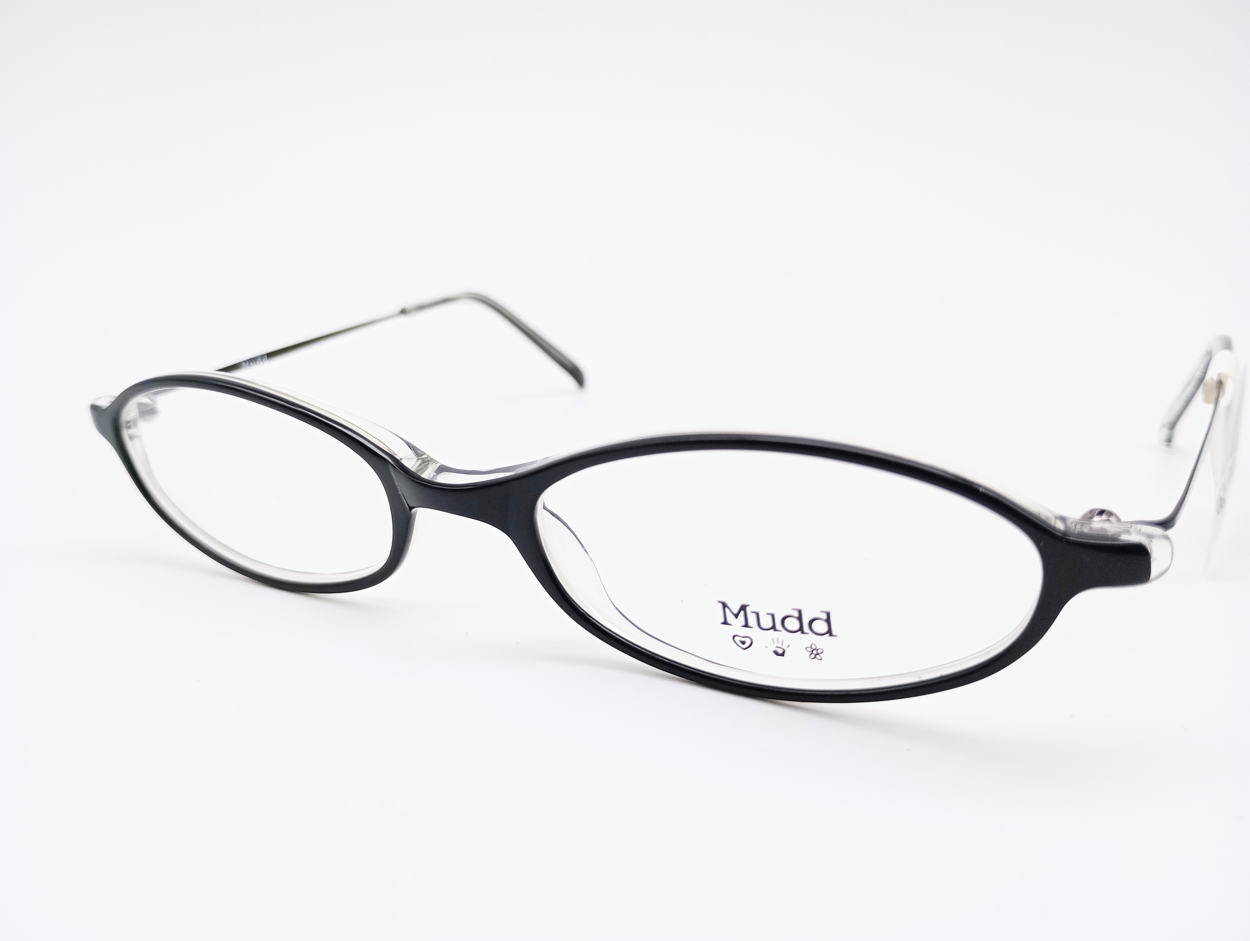Mudd MU121 black women's oval glasses frames