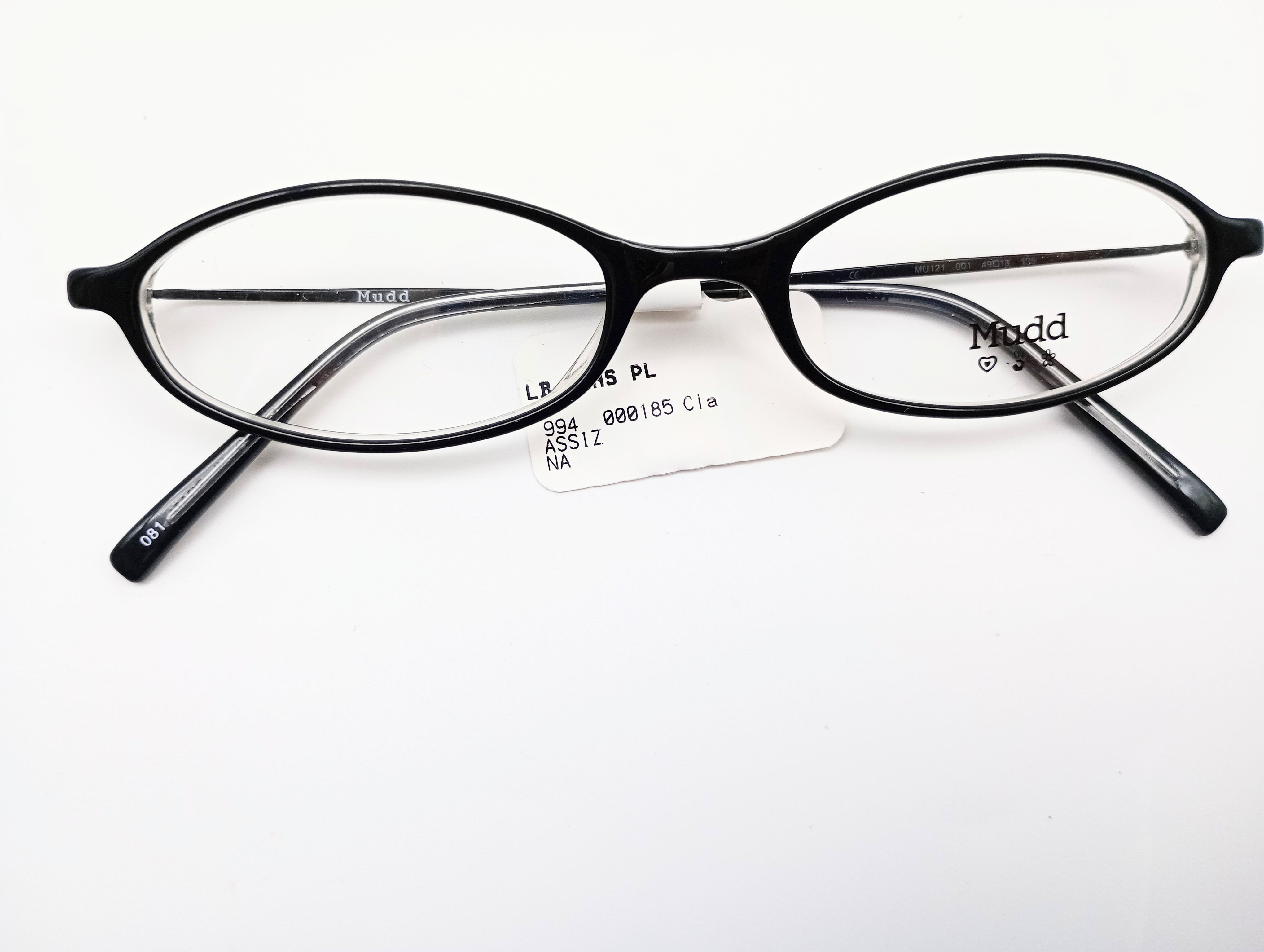 Mudd MU121 black women's oval glasses frames – photo 10