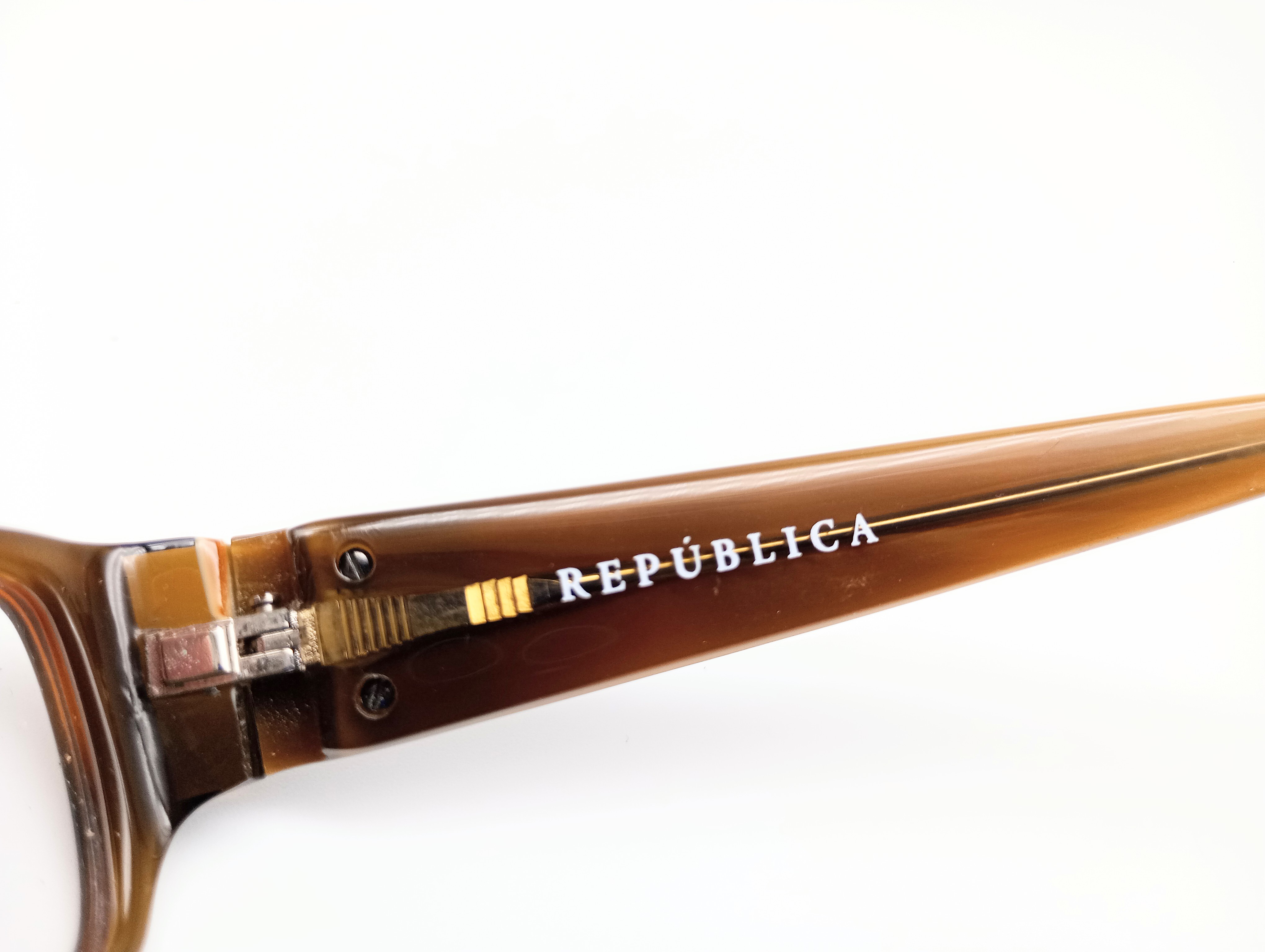 Republica Brasil brown tortoise women's rectangular glasses frames – photo 3