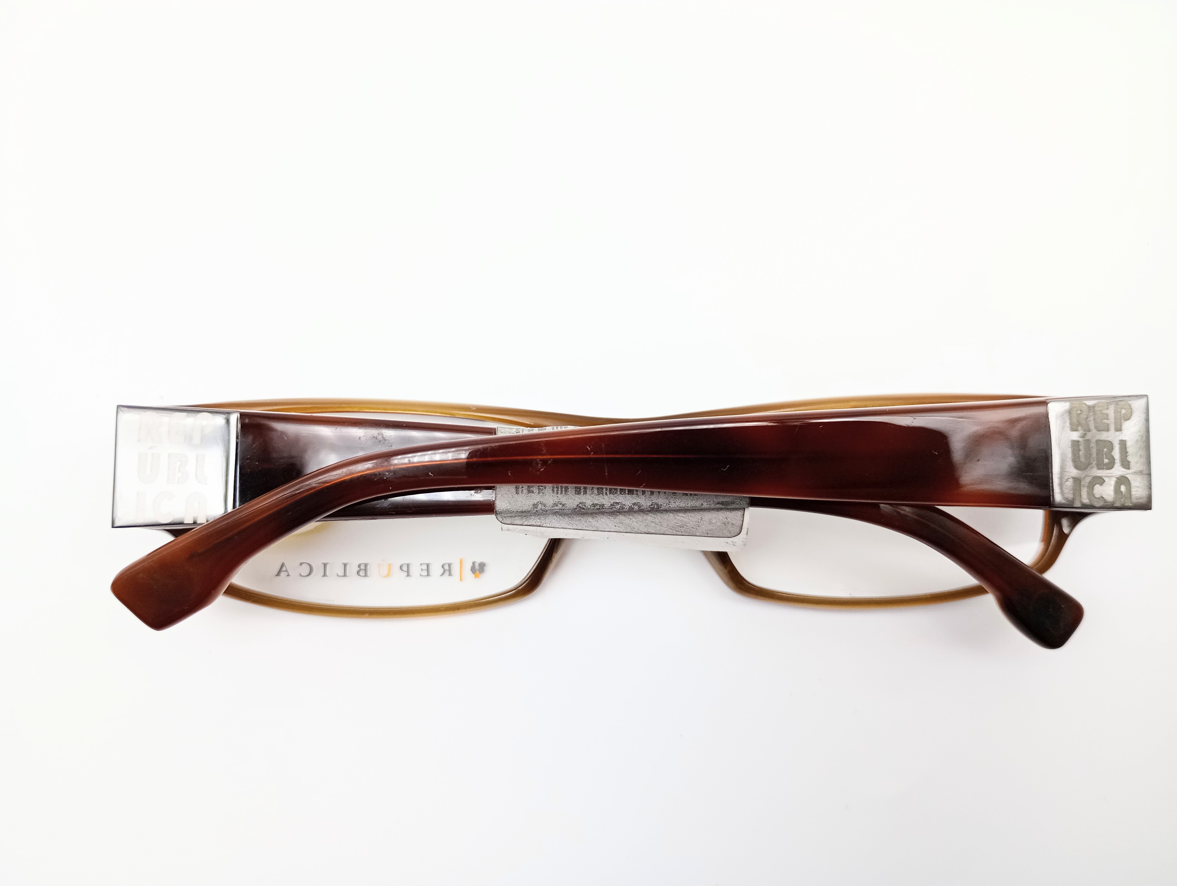 Republica Brasil brown tortoise women's rectangular glasses frames – photo 6
