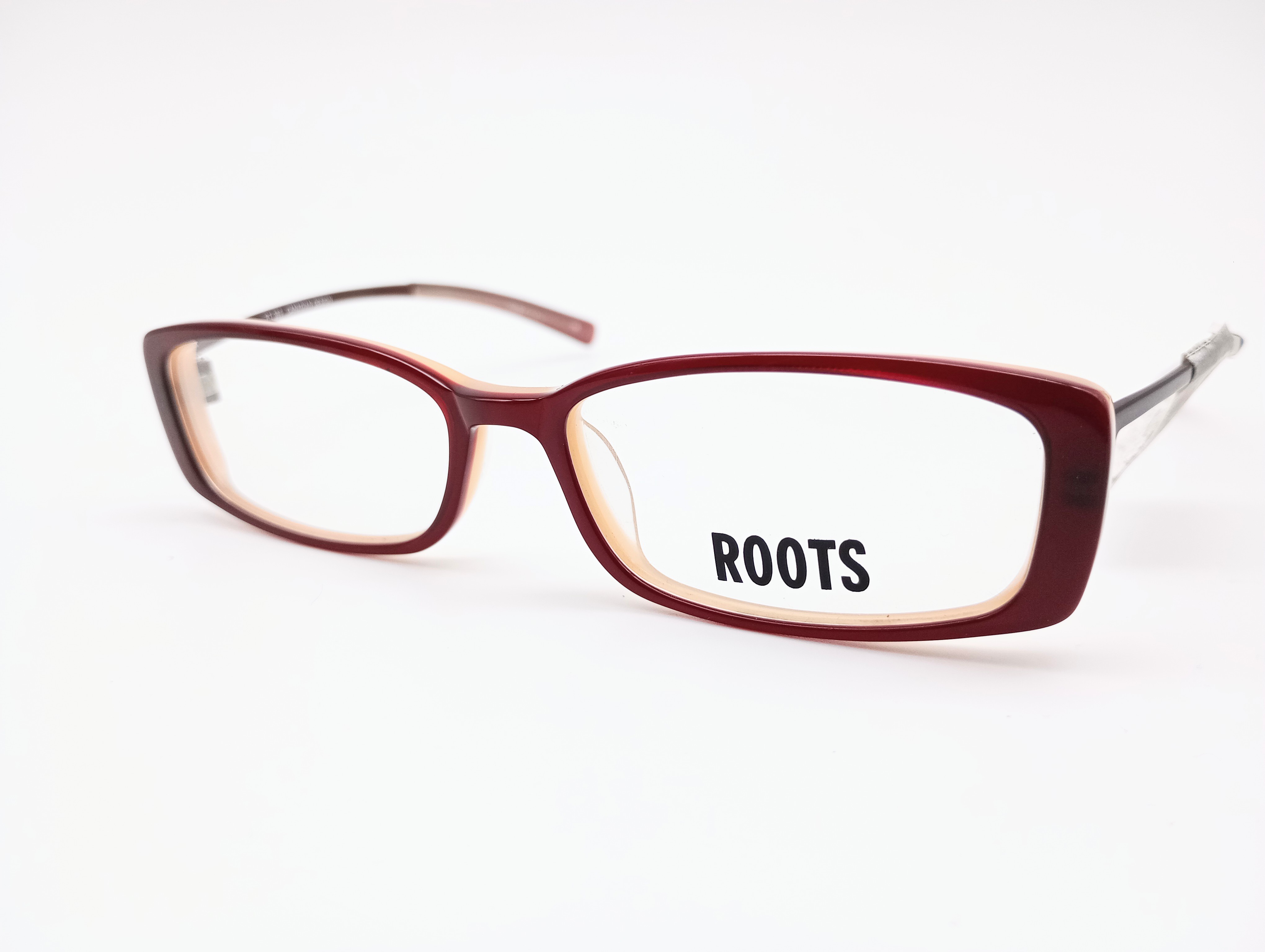 Roots RT389 ruby red women's rectangular glasses frames
