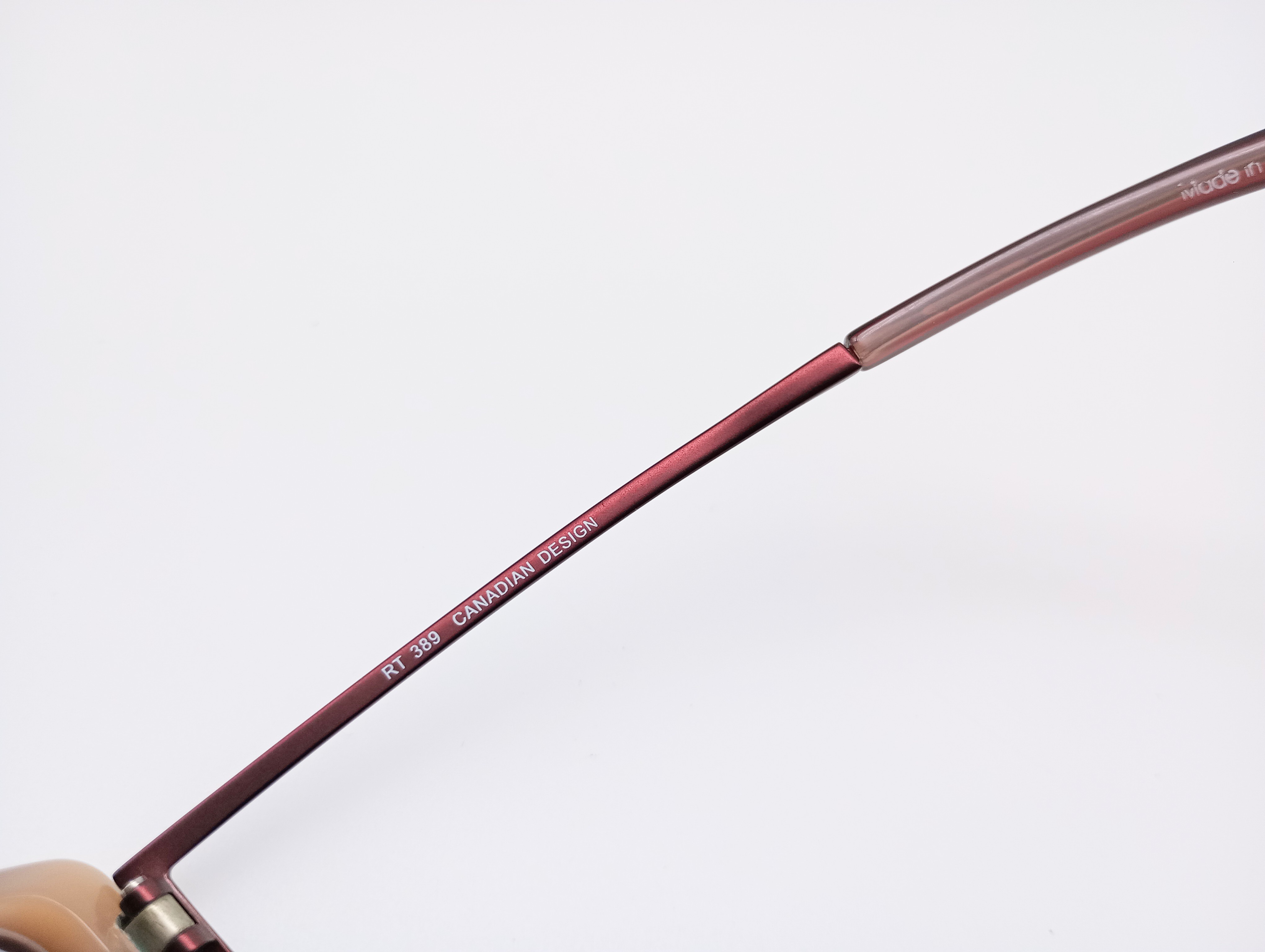 Roots RT389 ruby red women's rectangular glasses frames – photo 4