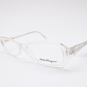 Salvatore Ferragamo 2611 clear crystal women's rectangular glasses frames