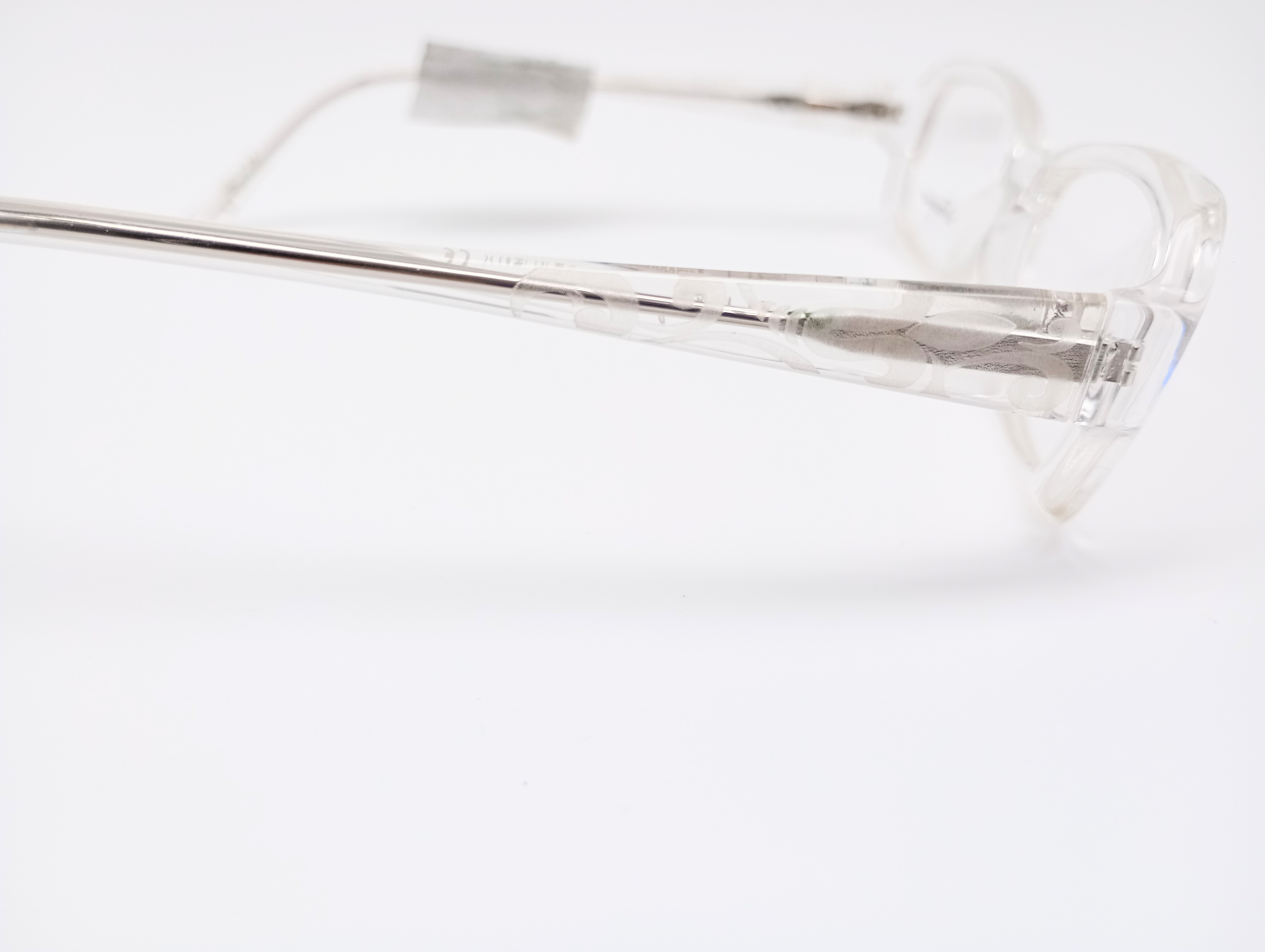 Salvatore Ferragamo 2611 clear crystal women's rectangular glasses frames – photo 3