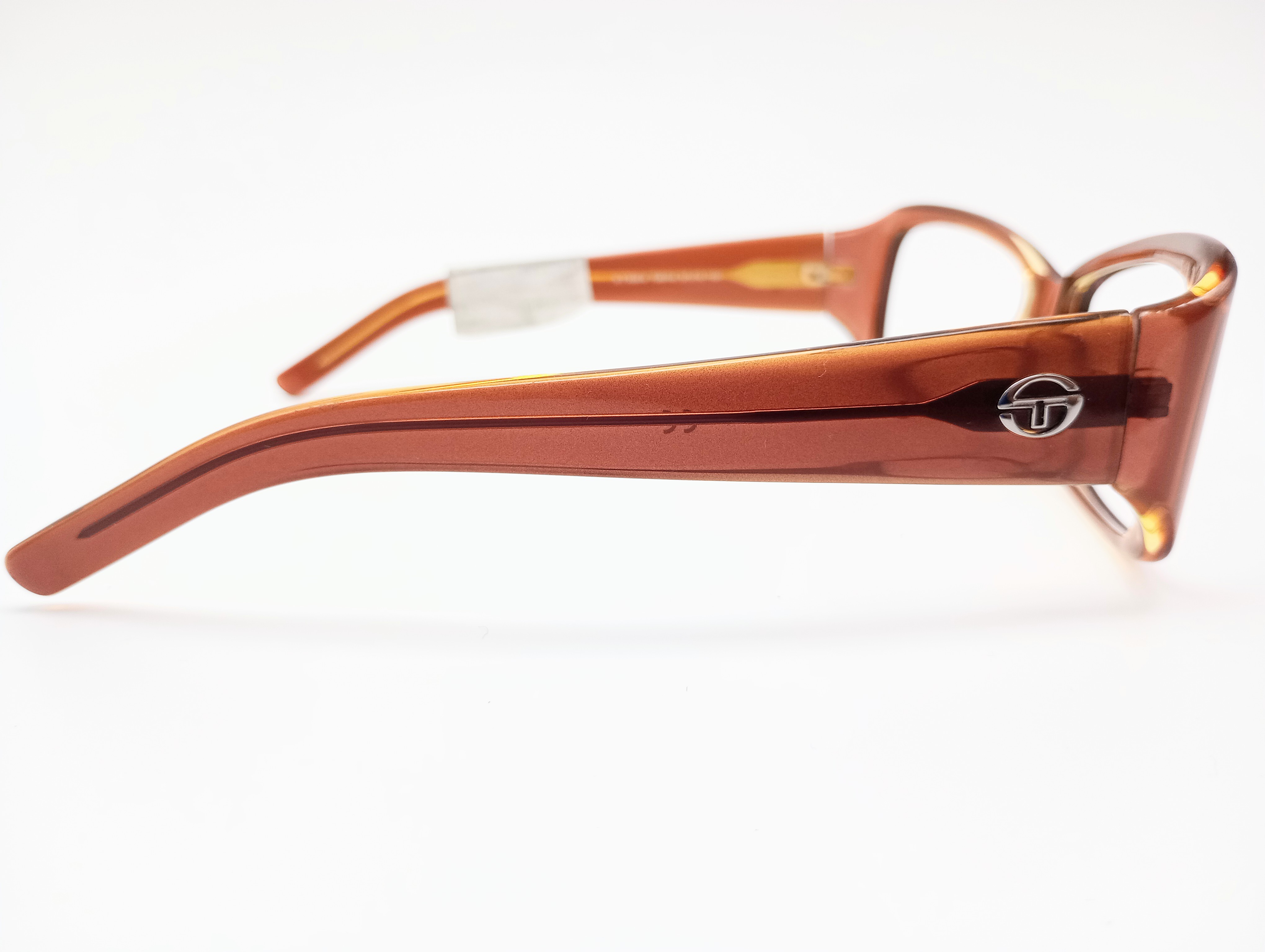 Sergio Tacchini ST1635S copper brown women's rectangular glasses frames – photo 2