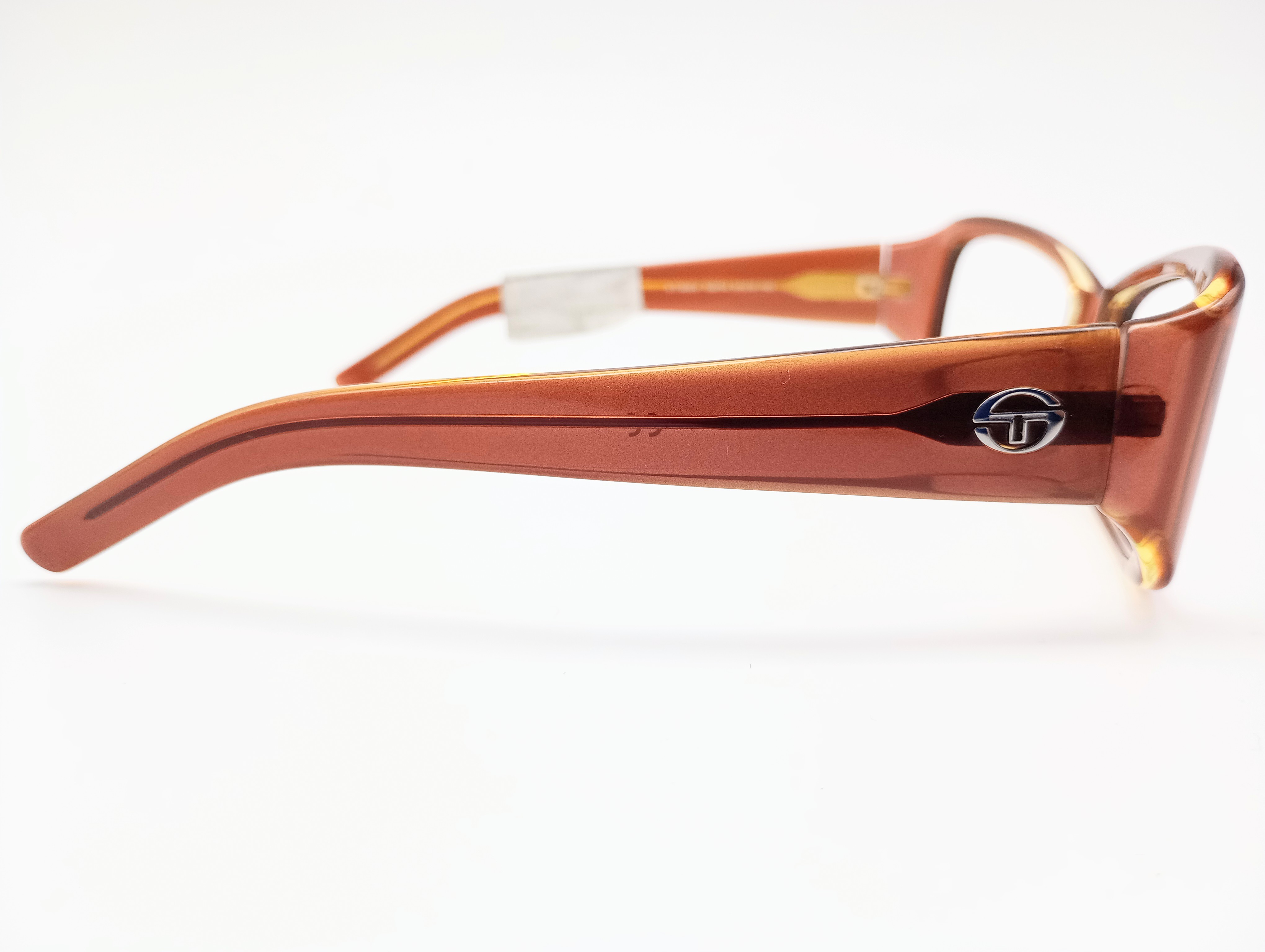 Sergio Tacchini ST1635S copper brown women's rectangular glasses frames – photo 3