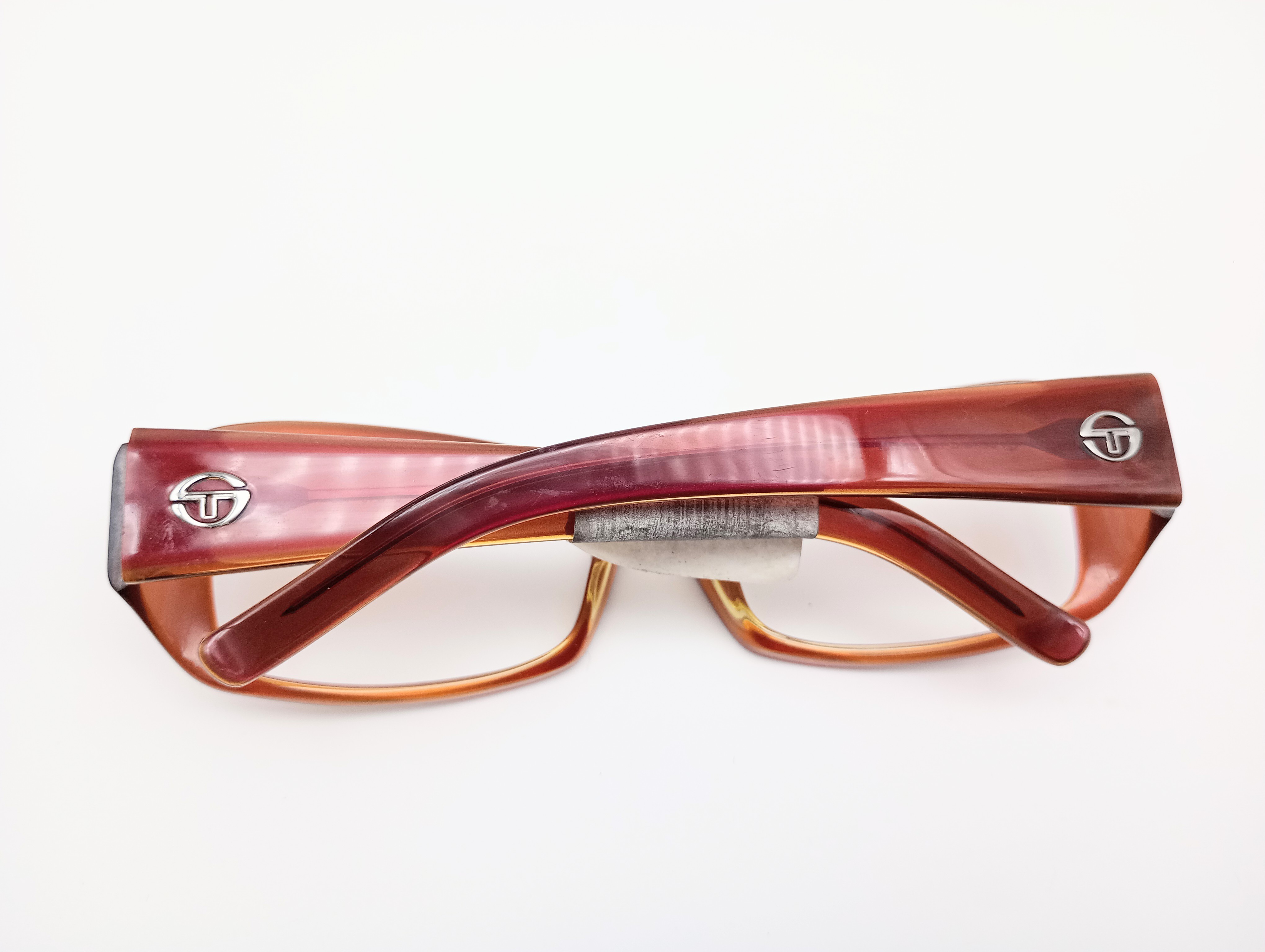 Sergio Tacchini ST1635S copper brown women's rectangular glasses frames – photo 7