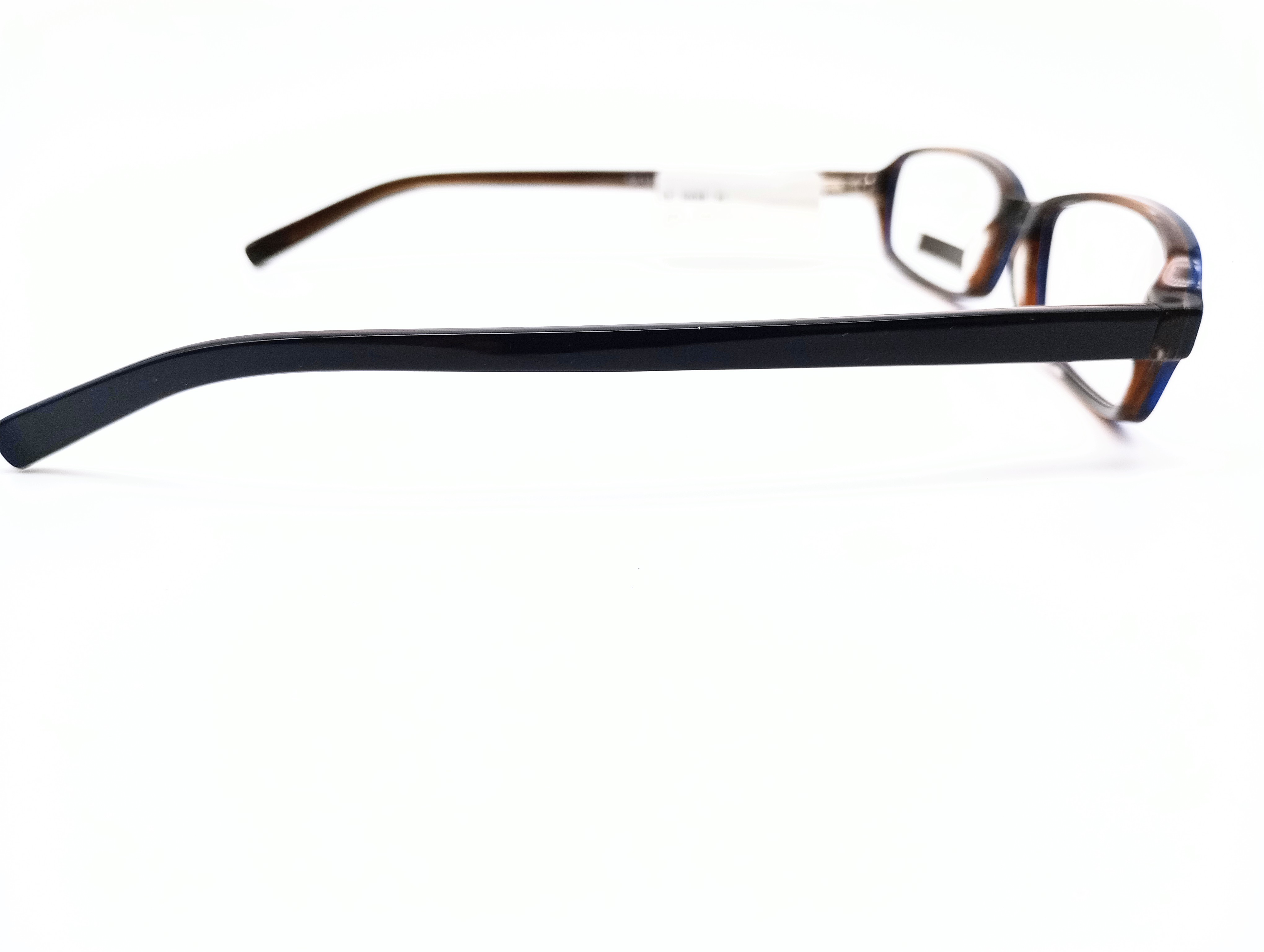 Structure SR902 navy blue & brown unisex rectangular glasses frames – photo 2