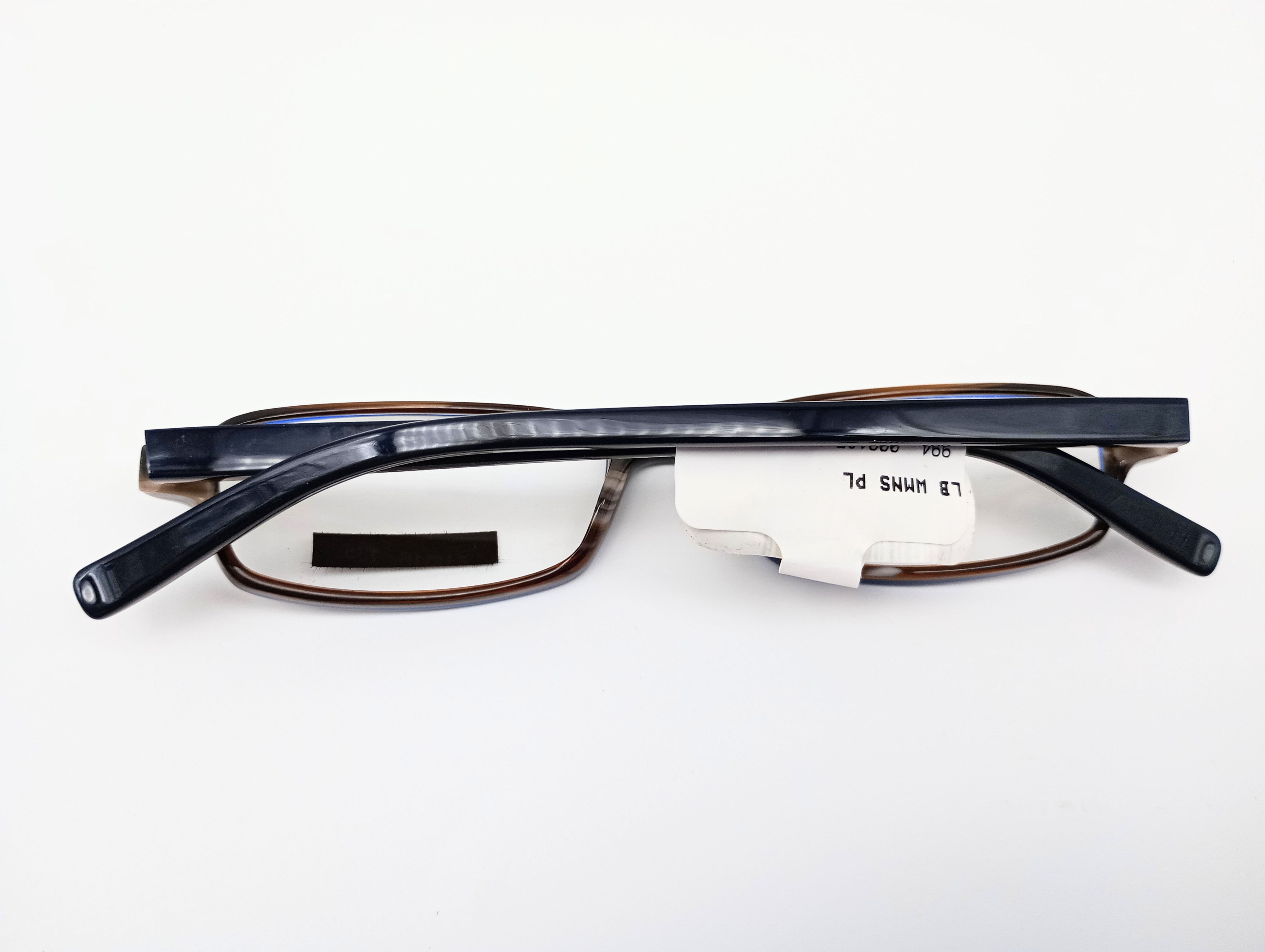 Structure SR902 navy blue & brown unisex rectangular glasses frames – photo 6